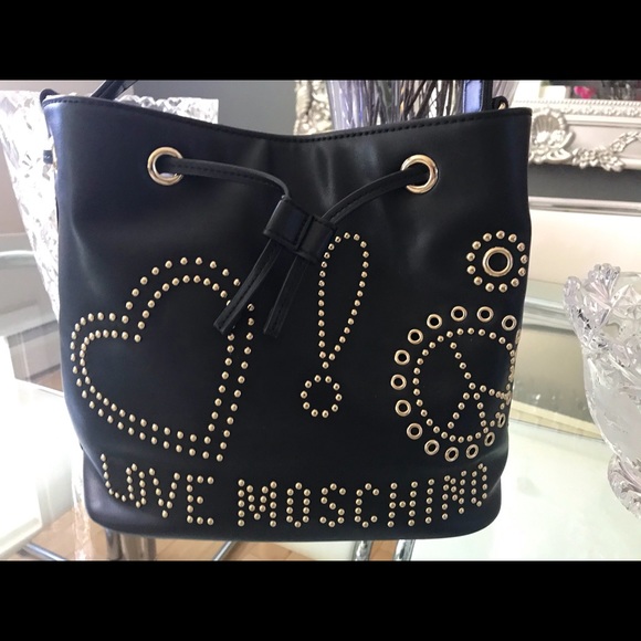 🌸🌸🌸SOLD 🌸🌸🌸 Love Moschino studded tote - Picture 1 of 6